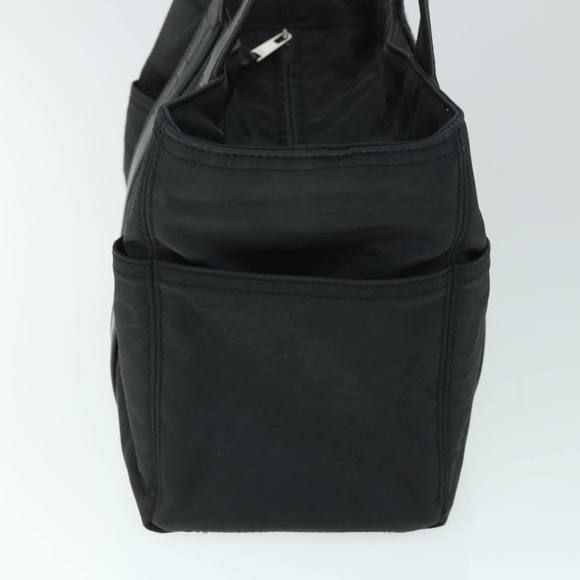 HERMES Acape Luco PM Hand Bag Nylon Black Auth bs8396 - Picture 4 of 16